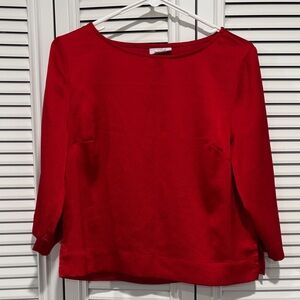 Liz Claiborne Scarlet Red Blouse